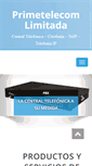 Mobile Screenshot of primetelecom.cl